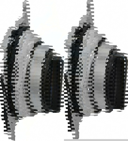 Selector Switch: 2 Positions, Maintained (MA), 0.5 Amp, Black Knob